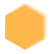 Ilustración de un hexagono color naranja