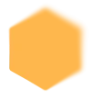 Ilustración de un hexagono color naranja